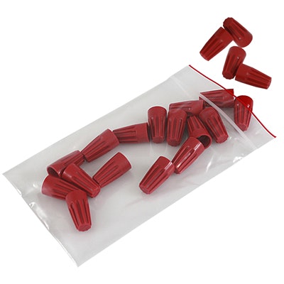 6" W x 4" L x 2 mil Minigrip® Premium Red Line™ Reclosable Bags - Case of 1000