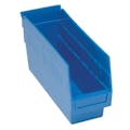 11-5/8" L x 4-1/8" W x 6" Hgt. Blue Quantum® Store-More Shelf Bin