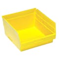 11-5/8" L x 11-1/8" W x 6" Hgt. Yellow Quantum® Store-More Shelf Bin