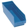 17-7/8" L x 6-5/8" W x 6" Hgt. Blue Quantum® Store-More Shelf Bin