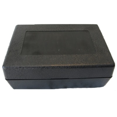 Black ABS Hinged Storage Box - 6-1/8" L x 4-1/4" W x 2-3/8" Hgt.