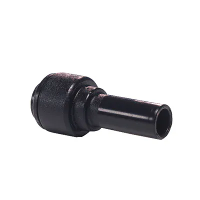 6mm Stem OD x 5mm Tube OD Black Acetal Metric Reducer