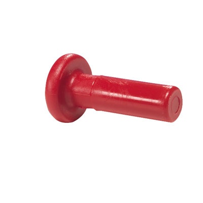 6mm Stem OD Red Acetal Metric Plug