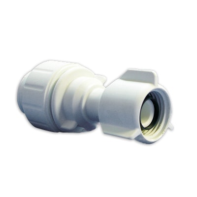 1/2" CTS x 1/2" NPS White PEX Female Swivel Connector