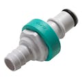 3/8" ID In-Line Hose Barb NS4 Series ABS Non-Spill Coupling Insert (Body Sold Separately)