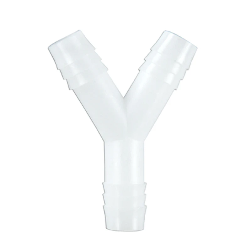 1/2" x 1/2" x 1/2" Y Polypropylene Connector