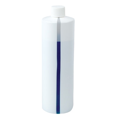 32 oz. Easy View Stripe Polyethylene Bottle with 28/410 Neck (Cap Sold Separately)