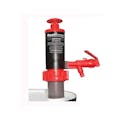 GoatThroat™ Drum Pump With Nitrile Seal, Red with Standoff
