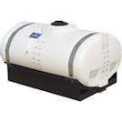 1250 Gallon Elliptical Tank with 2.5" Standard Sump, Baffle Assembly & 16" Lid - 78" x 92" x 60"