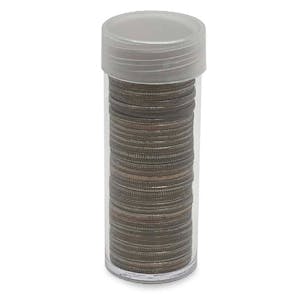 BCW® Quarter Coin Tube (Pack of 100)