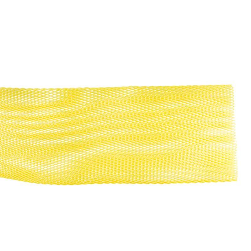 2-1/2"-3" (63.5mm-76.2mm) Standard Polynet Netting- Yellow