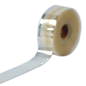 1" W x 12 Yds Clear Rectangular Silicone Tape
