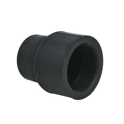 1" x 3/4" Schedule 80 Gray PVC Threaded Reducing Coupling