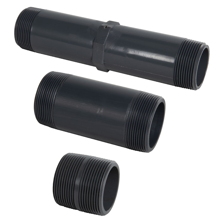 PVC to Brass Male Adapter Fitting - Schedule 80 - Gray - Socket x MPT