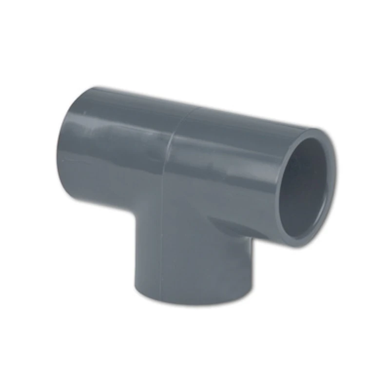 1" Schedule 80 Gray PVC Socket Tee