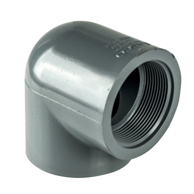 3/8" Schedule 80 CPVC Threaded Pipe 90° Elbow
