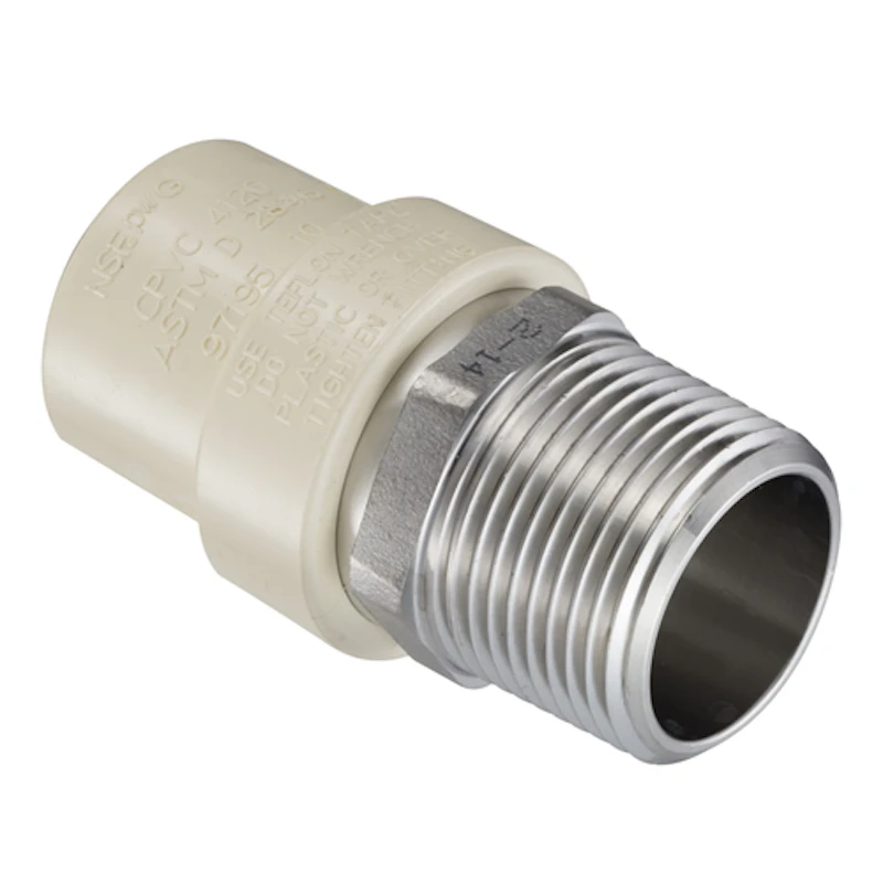 1/2" CTS x SS MIPT CTS CPVC Male Adpater
