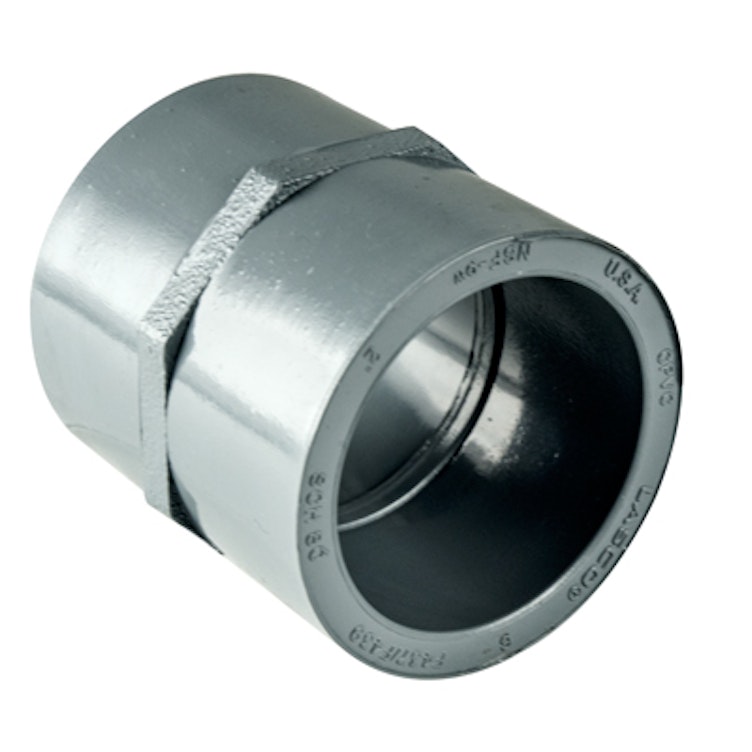 4" CPVC Schedule 80 Straight Coupling