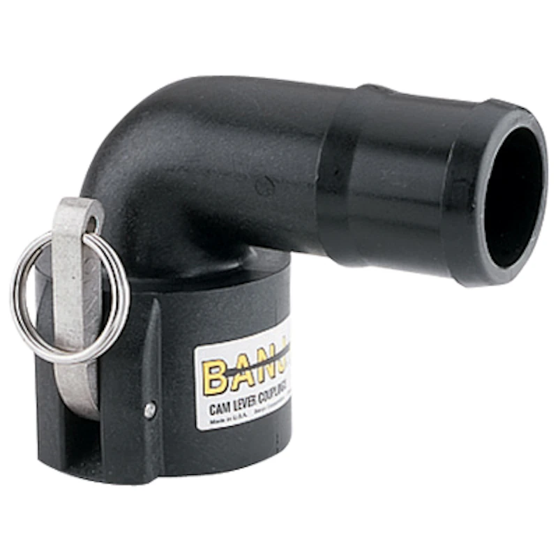 Banjo® Cam Lever 90° Hose Barb Female Coupler