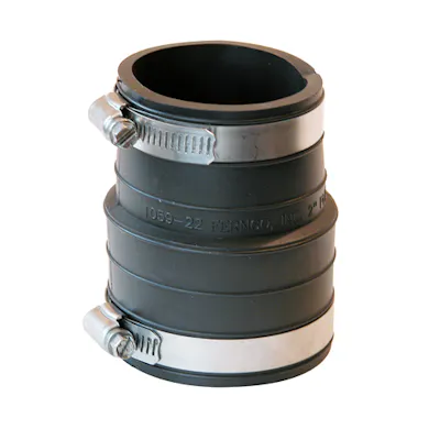 2" Plastic Socket x 2" Plastic Pipe Coupling