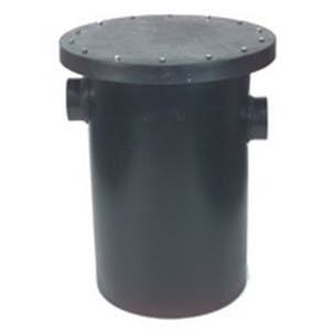 5 Gallon Tank 11" D x 16-1/4" Hgt. Overall, 12" Hgt. to Inlet/Outlet, 13-1/4" Hgt. to Vent