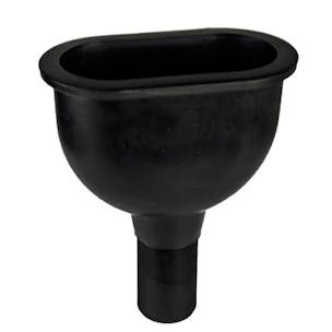 Polypropylene Black Oval Cup Sink