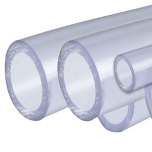 1/4" Clear Rigid Schedule 40 PVC Pipe