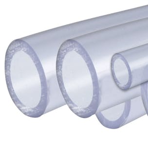 Clear PVC Pipe & Fittings