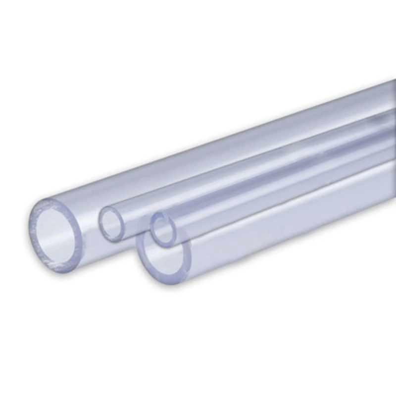 1/4" Excelon R-8000 Rigid Schedule 80 Clear PVC Pipe - 8' Length