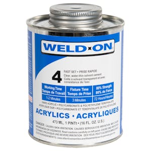 Pint Weld-On® 4™ Acrylic Cement
