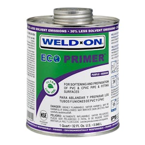 Pint Clear IPS® Weld On®  ECO™ Primer Ultra Low VOC