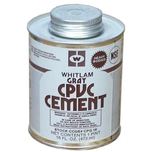 Pint CPVC Gray Heavy Bodied Cement