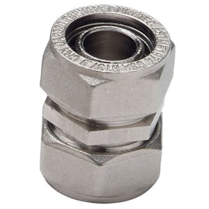 1/2" D1 Duratec® Nickel Plated Brass Coupling