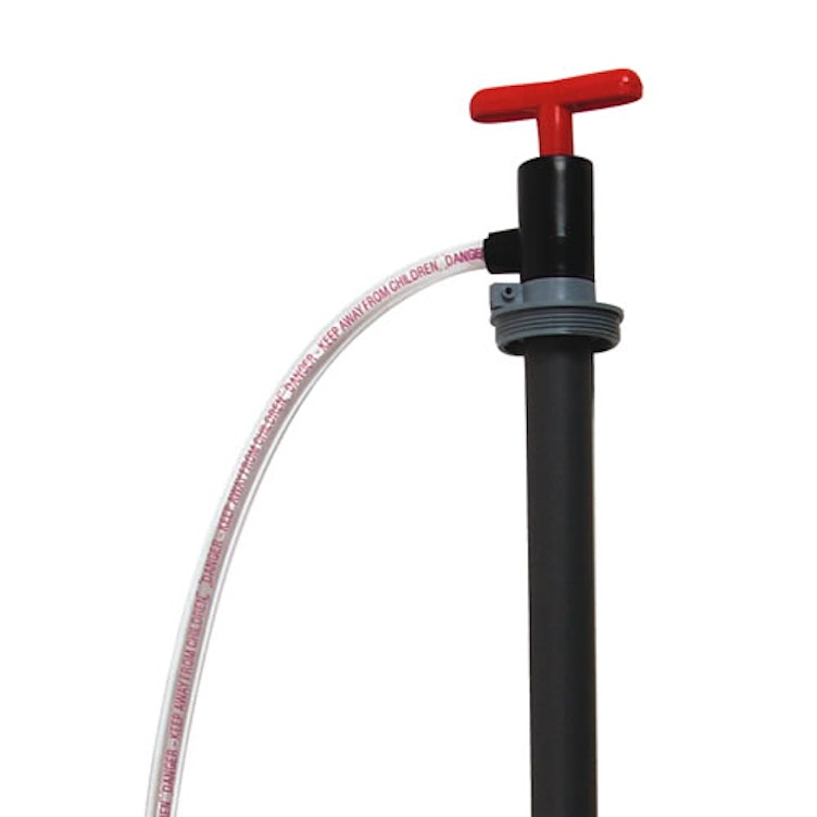Alkalis Pump Spout Outlet - 12" Long with No Adapter, 18" Dip Tube