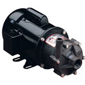 TE-6T-MD March® Magnetic Drive Polypropylene/Ryton® Pump with 1/2 HP, 230/460v, 3 Phase TEFC Motor