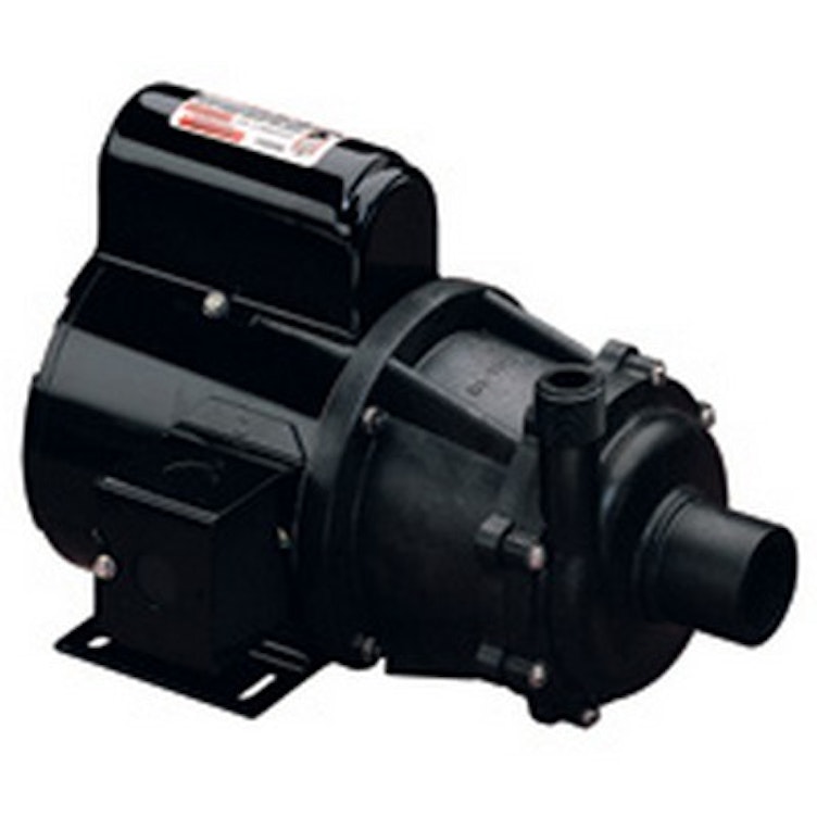 TE-5.5K-MD March® Magnetic Drive Kynar® Pump with 1/3 HP, 230/460v, 3 Phase TEFC Motor