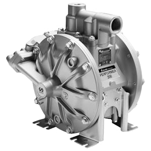 1" DP200 Direct Flo 53 GPM Pump with Aluminum Body & Santoprene™ Diaphragm