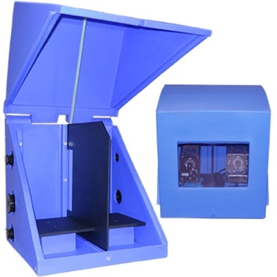 2.1 Pump Spill Containment Shelf Enclosure with Divider - 22" L x 18-1/2" W x 22" Hgt.