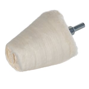 Large Tapered Buff 1/4" Shank