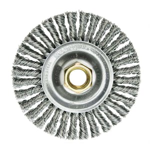 4" Dia. x 5/8"-11 Arbor Hole Roughneck® Max Stainless Steel Stringer Bead Wheel