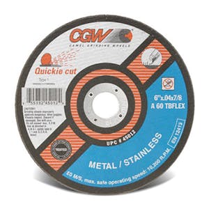 Camel CGW Quickie Cut™ Flex Cut-Off Wheel - Type 1
