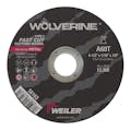 4-1/2" Dia. x 1/16" Thickness x 7/8" Arbor Hole Wolverine™ A60T  Fast Cut-Off Wheel - Type 1