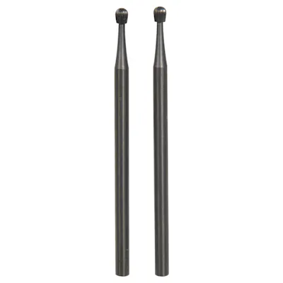 Cylinder Mini Burr Set with 3/32" Shank - Set of 2