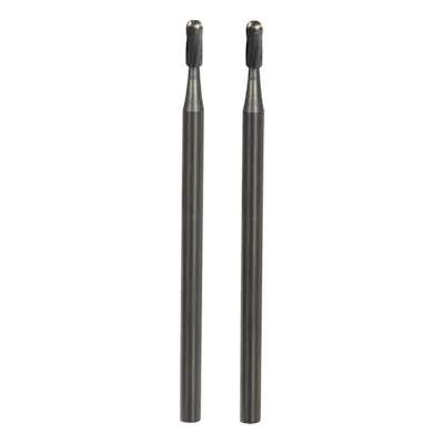 Round Nose Mini Burr Set with 3/32" Shank - Set of 2