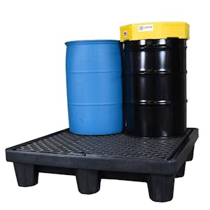 UltraTech Ultra Spill Containment Pallet P4-3000 4-Drum Model