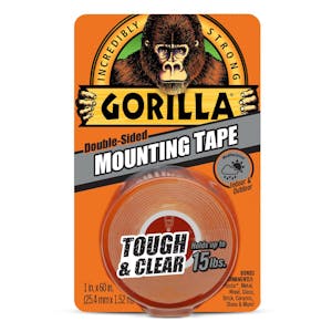 1" W x 60" L Gorilla Tough Clear Mounting Tape