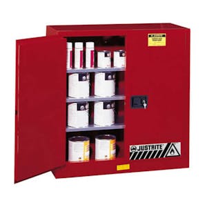 40 Gallon 2 Manual-Close Doors Justrite® Sure-Grip® EX Safety Cabinet for Combustibles