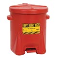 6 Gallon Red Eagle Safety Oily Waste Can