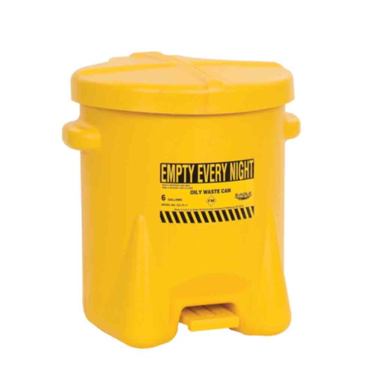 14 Gallon Red Eagle Safety Oily Waste Can