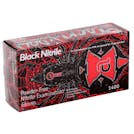 Large Exam-Grade Black Widow Black Nitrile Gloves (100 per box)